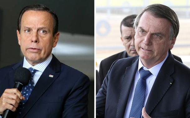 João Doria e Jair Bolsonaro