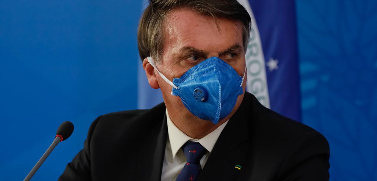 Jair Bolsonaro e Ministro da Saúde, Luiz Henrique Mandetta.