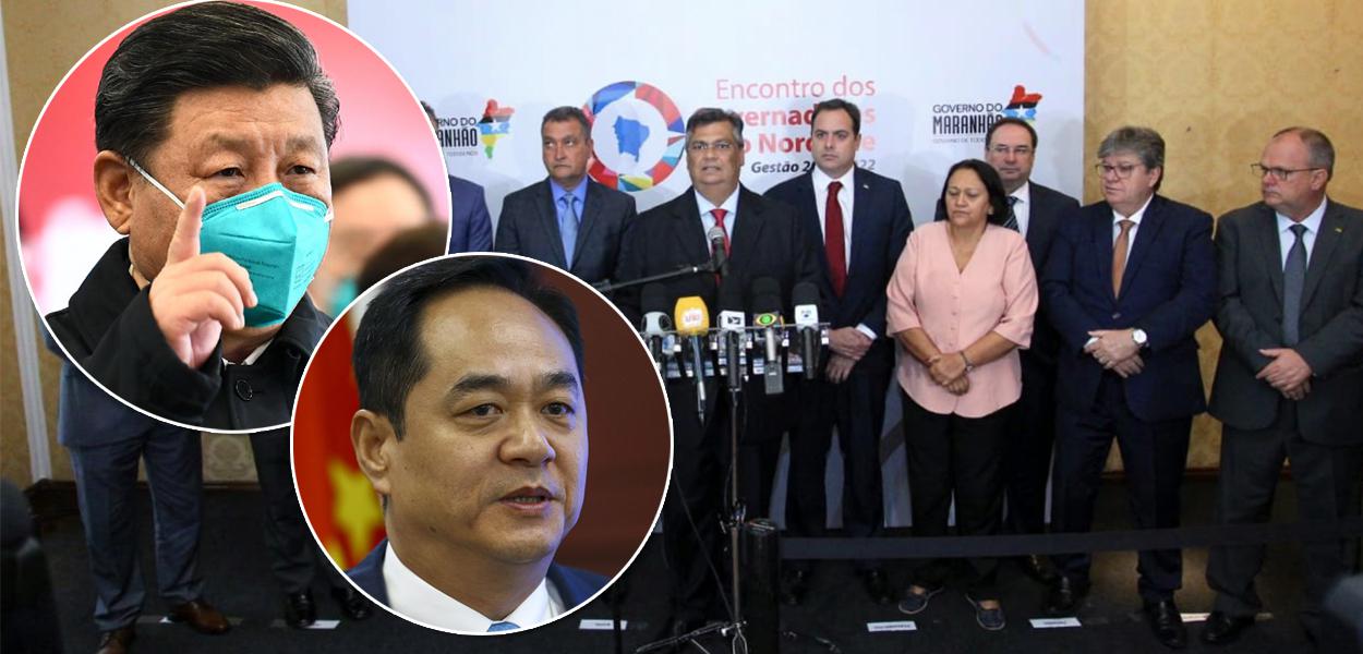 China oferece ajuda aos estados do Nordeste contra o coronavírus (Foto: Xinhua/Xie Huanchi | ABr | Reprodução Twitter) China oferece ajuda aos estados do Nordeste contra o coronavírus