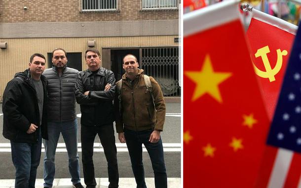 Flávio Bolsonaro, Carlos Bolsonaro, Jair Bolsonaro e Eduardo Bolsonaro