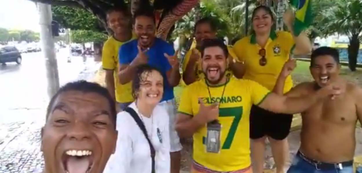 Apoiadores de Jair Bolsonaro