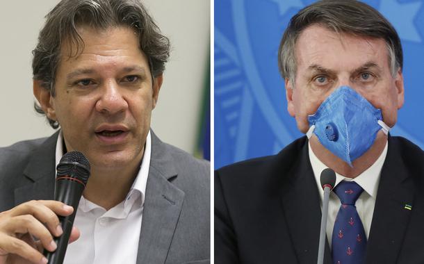 Fernando Haddad e Jair Bolsonaro