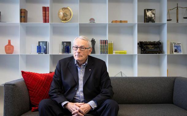 Membro mais antigo do COI, canadense Dick Pound