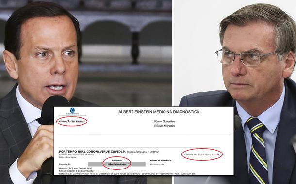 João Doria e Jair Bolsonaro