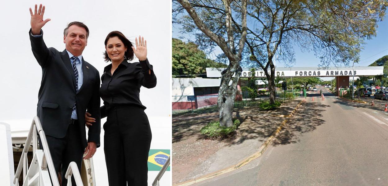 Jair Bolsonaro, Michelle Bolsonaro e o Hospital das Forças Armadas (HFA)