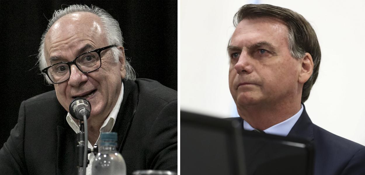 Boaventura Sousa Santos e Jair Bolsonaro