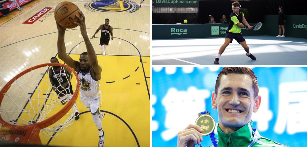 Kevin Durant, Thiago Wild e Cameron Van der Burgh