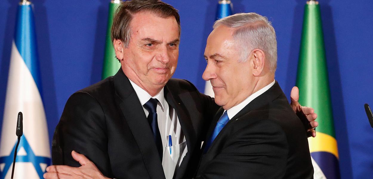 Jair Bolsonaro e Benjamin Netanyahu
