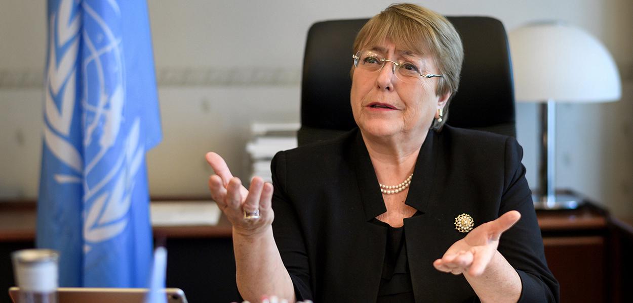 Michelle Bachelet, alta comissária da ONU para os Direitos Humanos