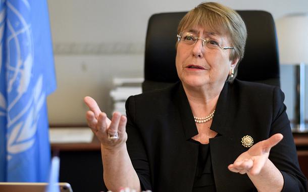 Michelle Bachelet, alta comissária da ONU para os Direitos Humanos