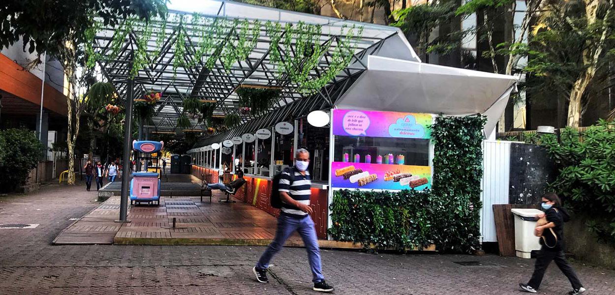 Quarentena em São Paulo em meio à crise do coronavírus