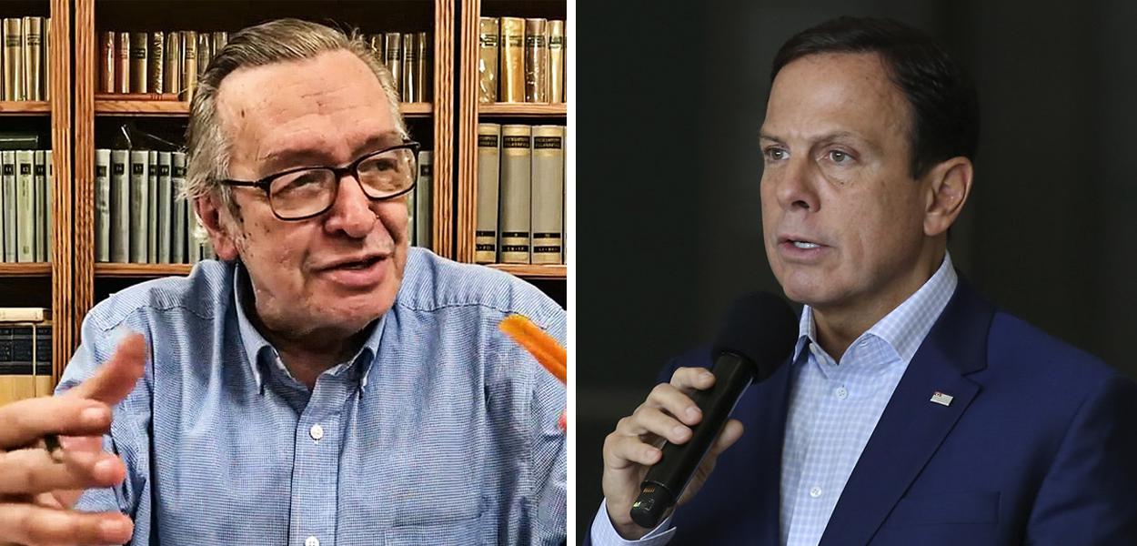 Olavo de Carvalho e João Doria