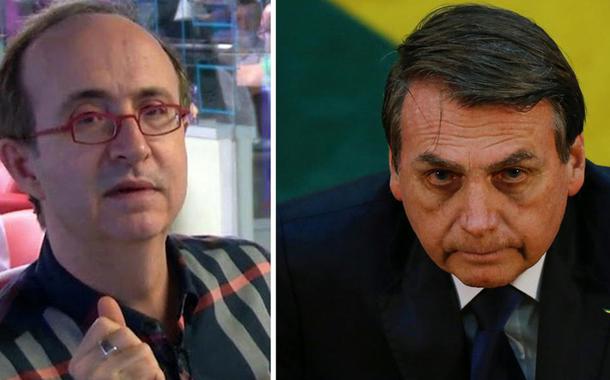 Reinaldo Azevedo e Jair Bolsonaro