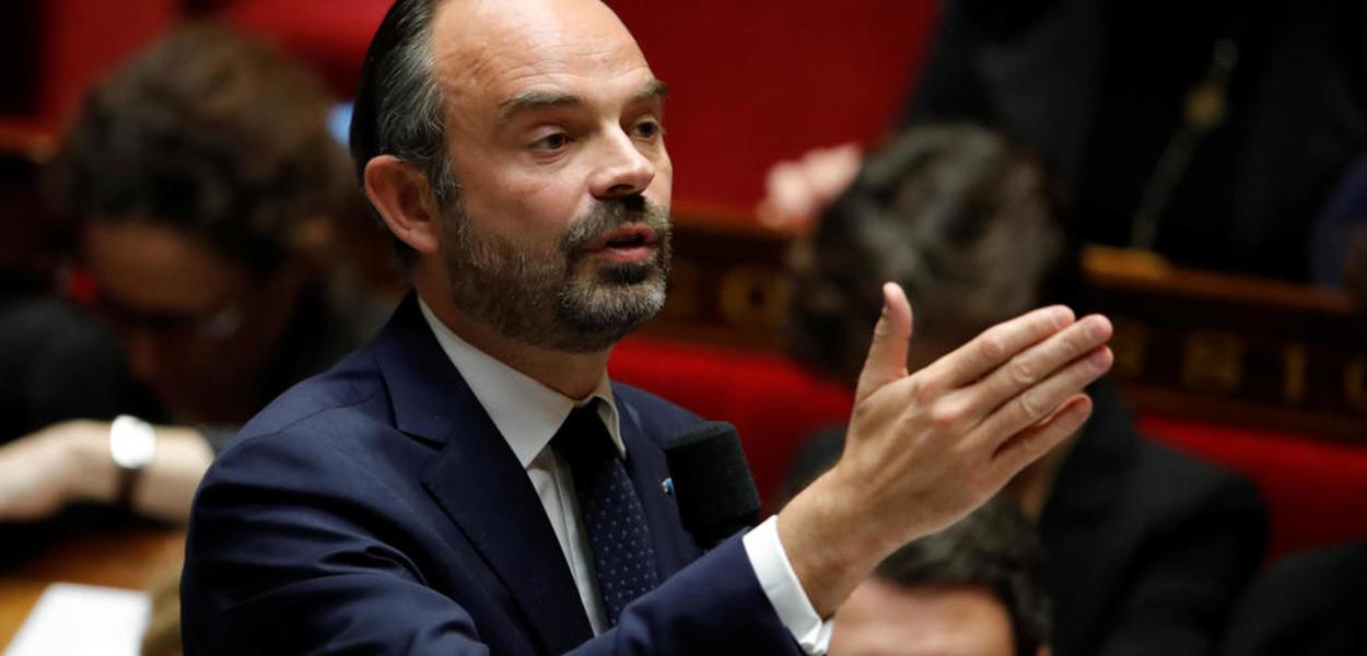O primeiro-ministro francês, Edouard Pillippe
