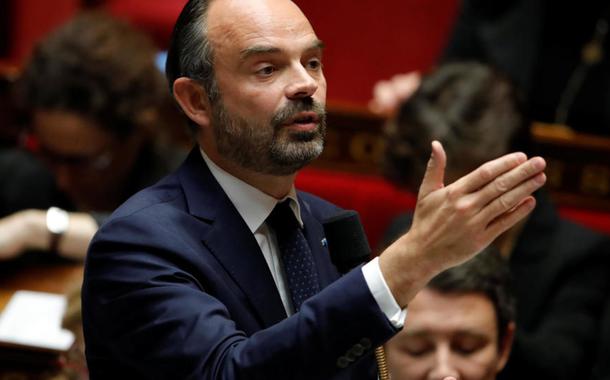 O primeiro-ministro francês, Edouard Pillippe