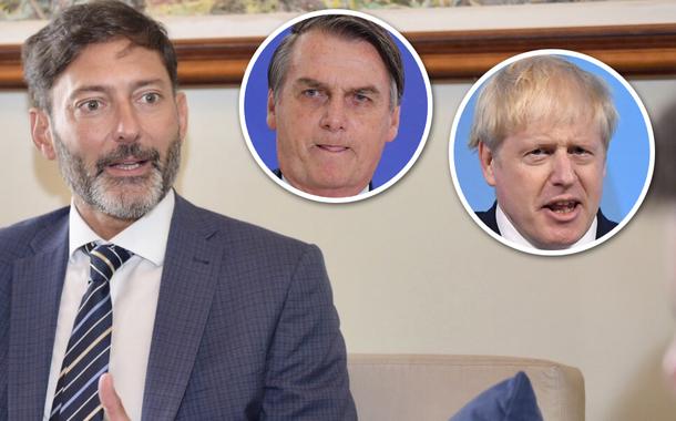 Vijay Rangarajan, Jair Bolsonaro e Boris Johnson