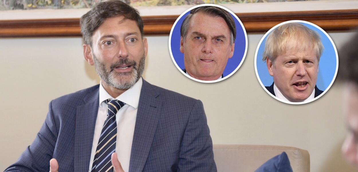 Vijay Rangarajan, Jair Bolsonaro e Boris Johnson