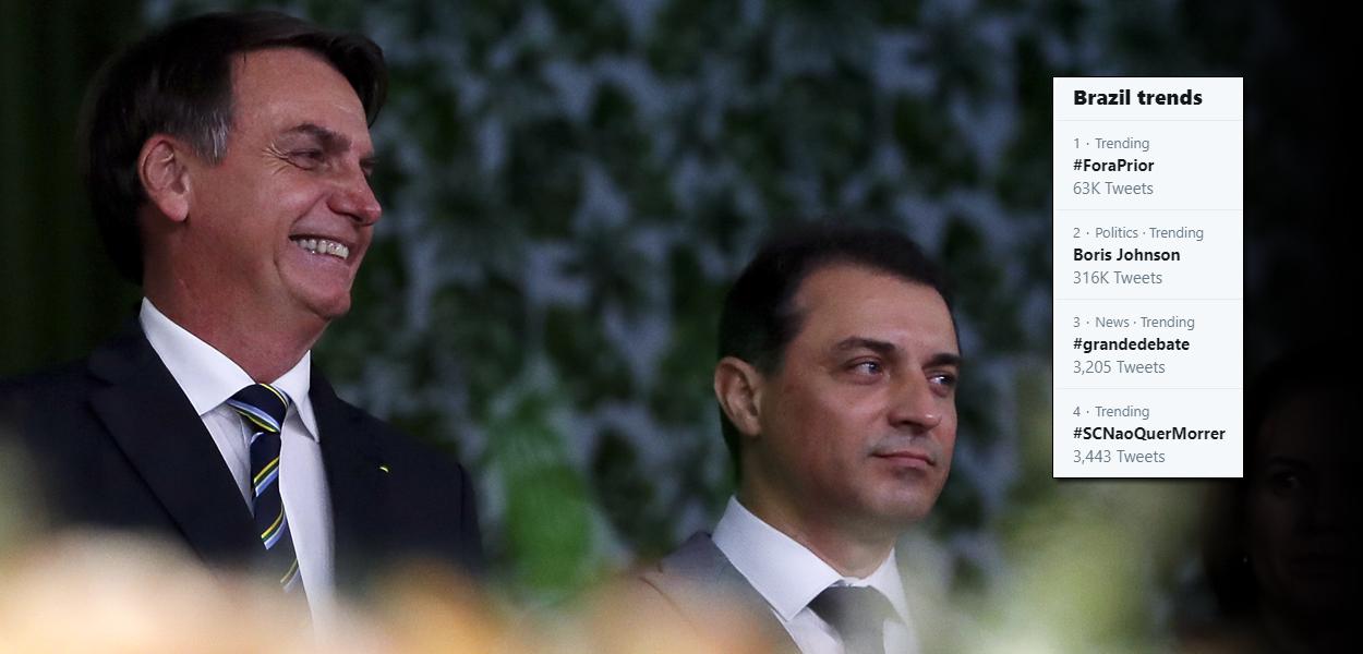 Jair Bolsonaro e o Governador Carlos Moisés