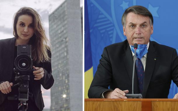 Petra Costa e Jair Bolsonaro