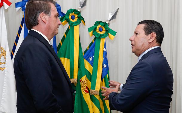 Jair Bolsonaro e Hamilton Mourão