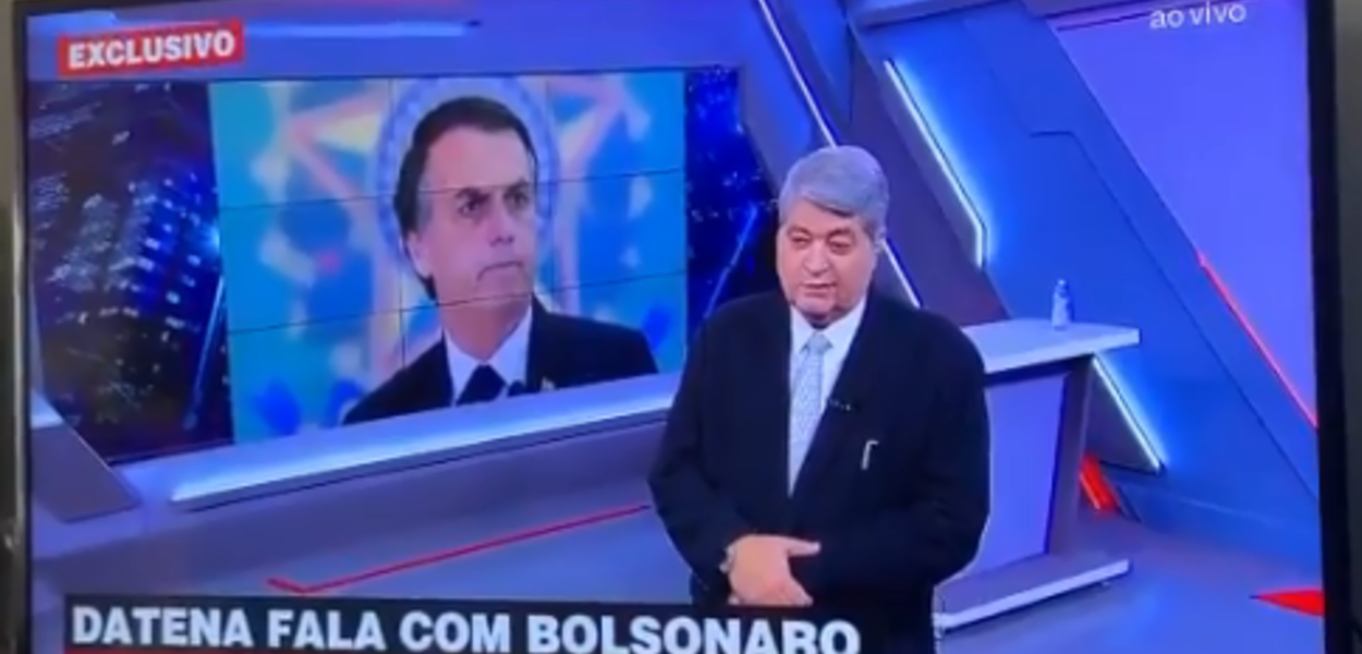 Jair Bolsonaro e Luiz Datena
