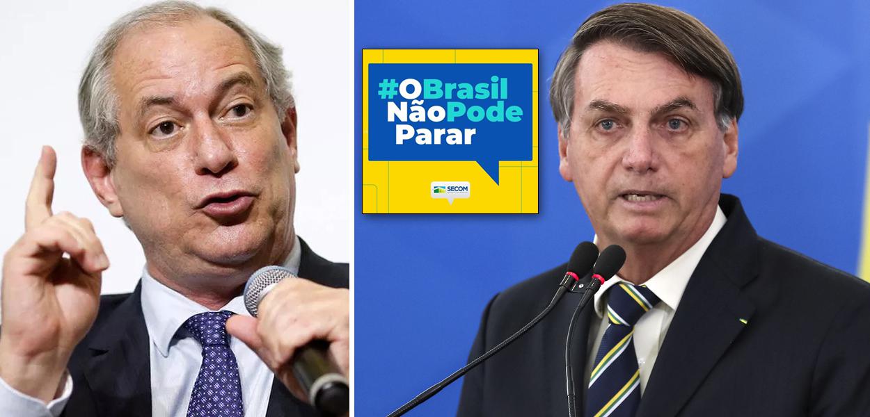 Ciro Gomes e Jair Bolsonaro