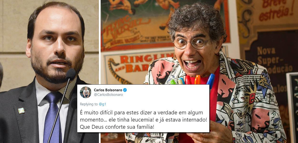 Carlos Bolsonaro e Daniel Azulay