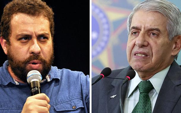 Guilherme Boulos e General Heleno