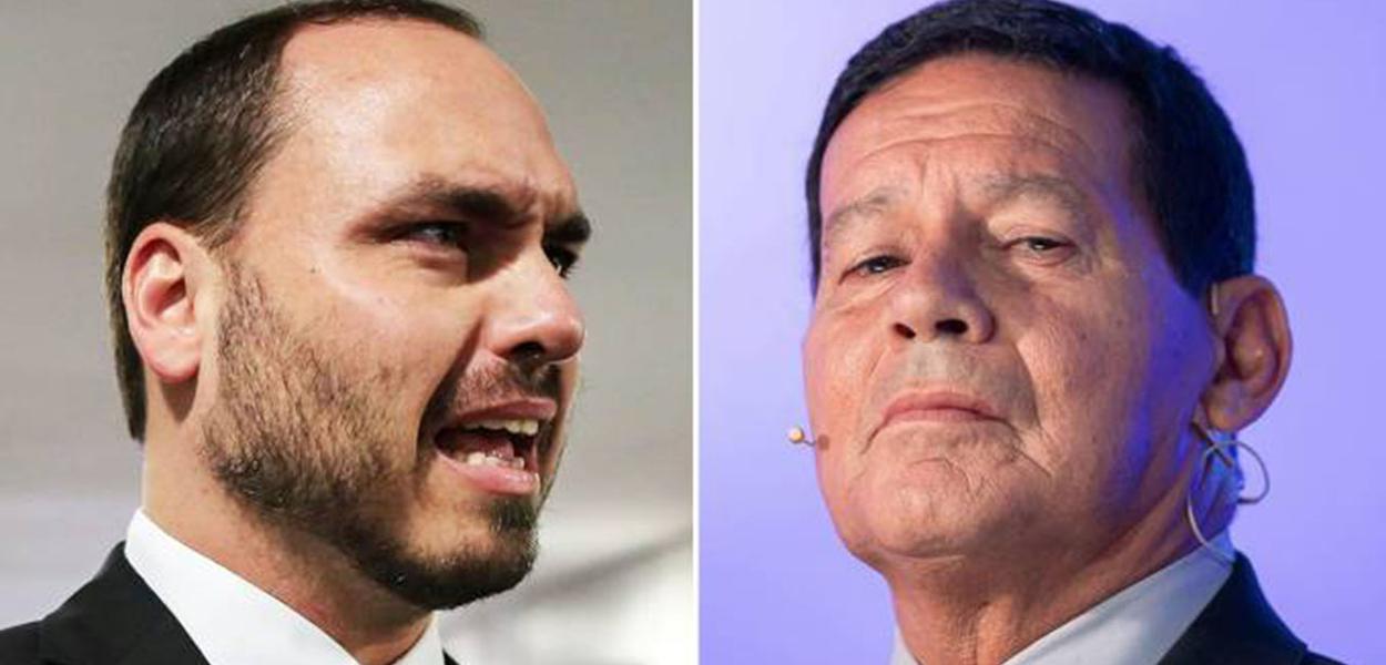 Carluxo deita, rola e faz de Mourão a Geni do governo