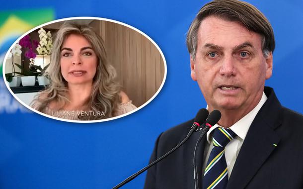 Liliane Ventura e Jair Bolsonaro