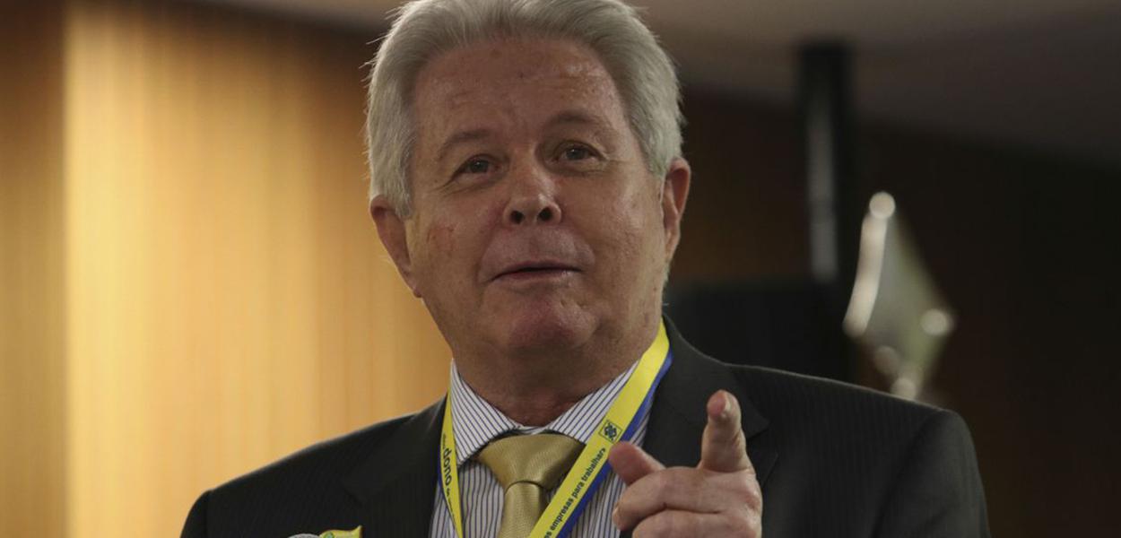 O presidente do Banco do Brasil, Rubem Novaes