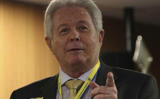 O presidente do Banco do Brasil, Rubem Novaes