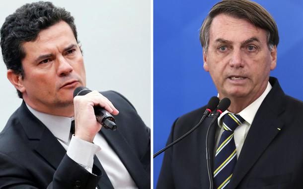 Sérgio Moro e Jair Bolsonaro