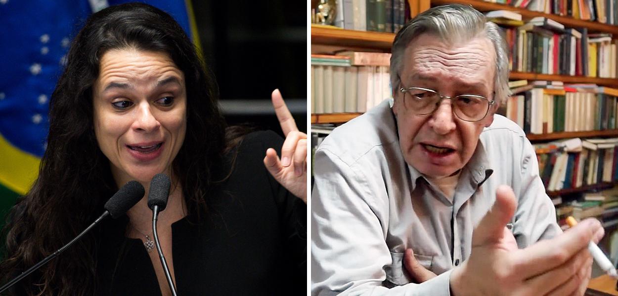 Janaina Paschoal e Olavo de Carvalho