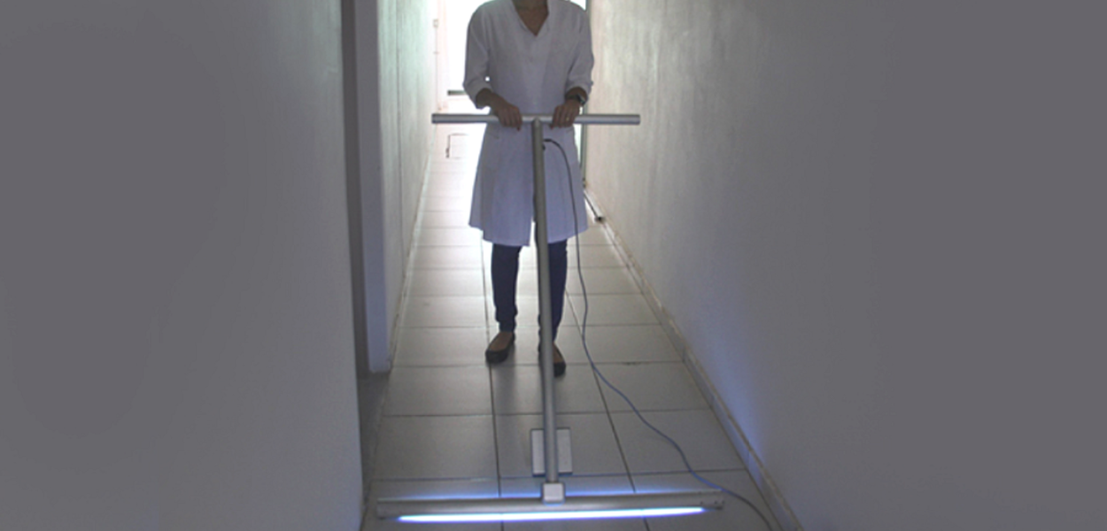 Rodo com radiação ultravioleta desenvolvido na USP