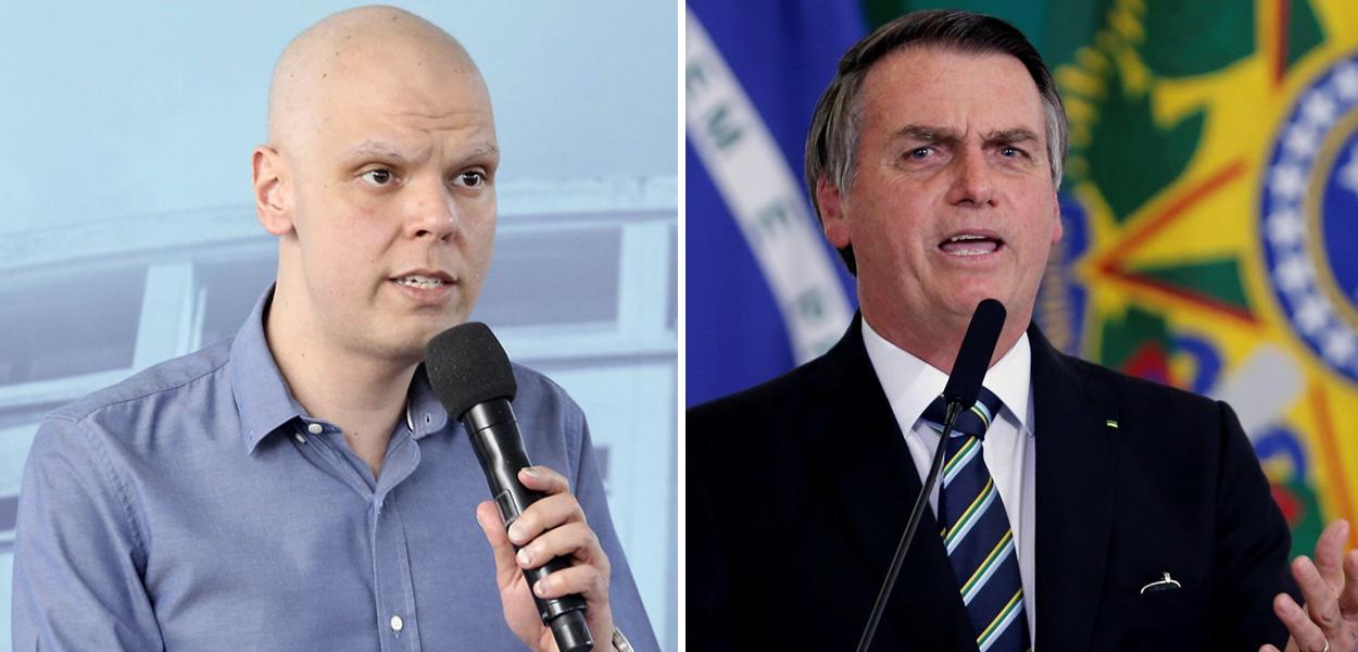Bruno Covas e Jair Bolsonaro