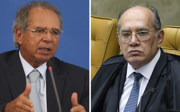 Paulo Guedes e Gilmar Mendes