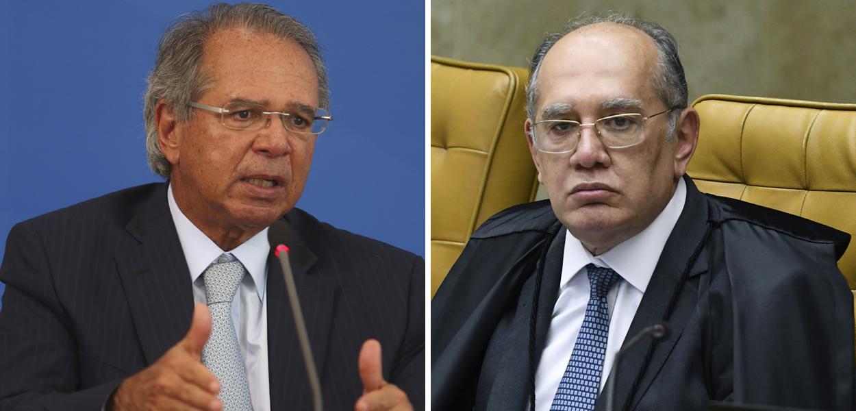 Paulo Guedes e Gilmar Mendes