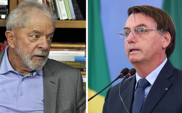 Ex-presidente Lula e Jair Bolsonaro