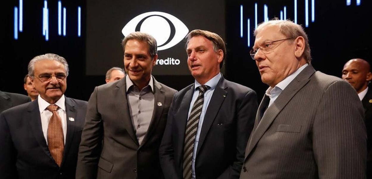 Ernesto Lacombe, Jair Bolsonaro e Milton Neves