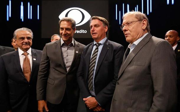 Ernesto Lacombe, Jair Bolsonaro e Milton Neves