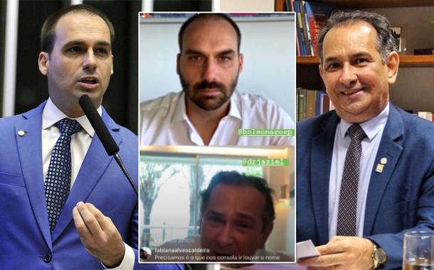 Eduardo Bolsonaro e Jaziel Pereira