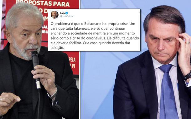 Lula e Jair Bolsonaro