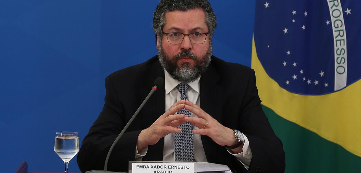 O ministro das Relações Exteriores,Ernesto Araújo