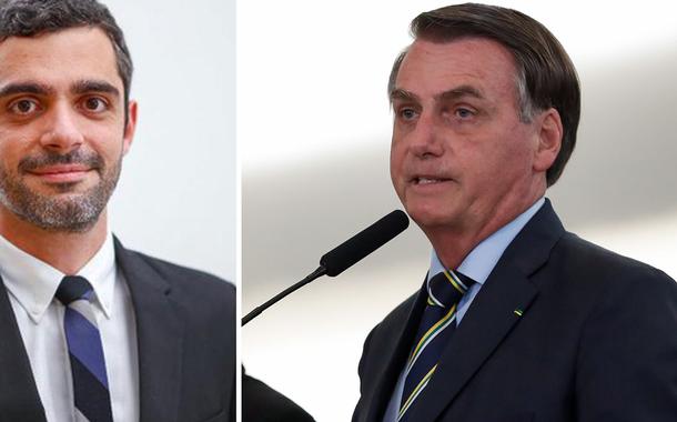 Bruno Boghossian e Jair Bolsonaro