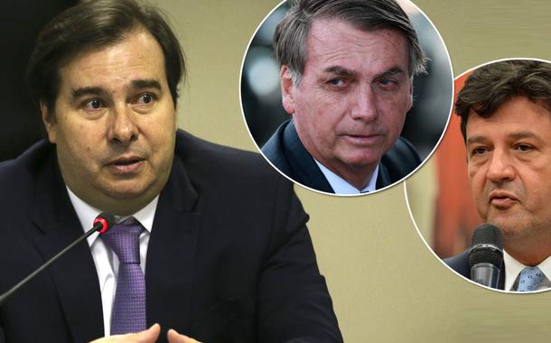 Rodrigo Maia e Jair Bolsonaro