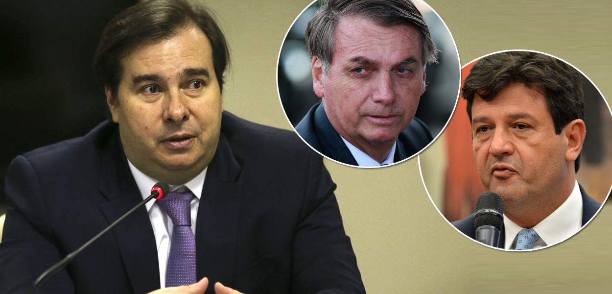 Rodrigo Maia e Jair Bolsonaro