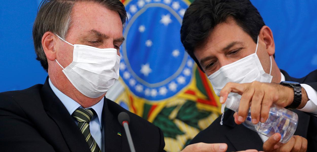 Jair Bolsonaro e Luiz Henrique Mandetta