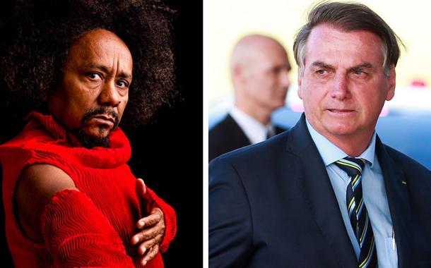 Chico César e Jair Bolsonaro