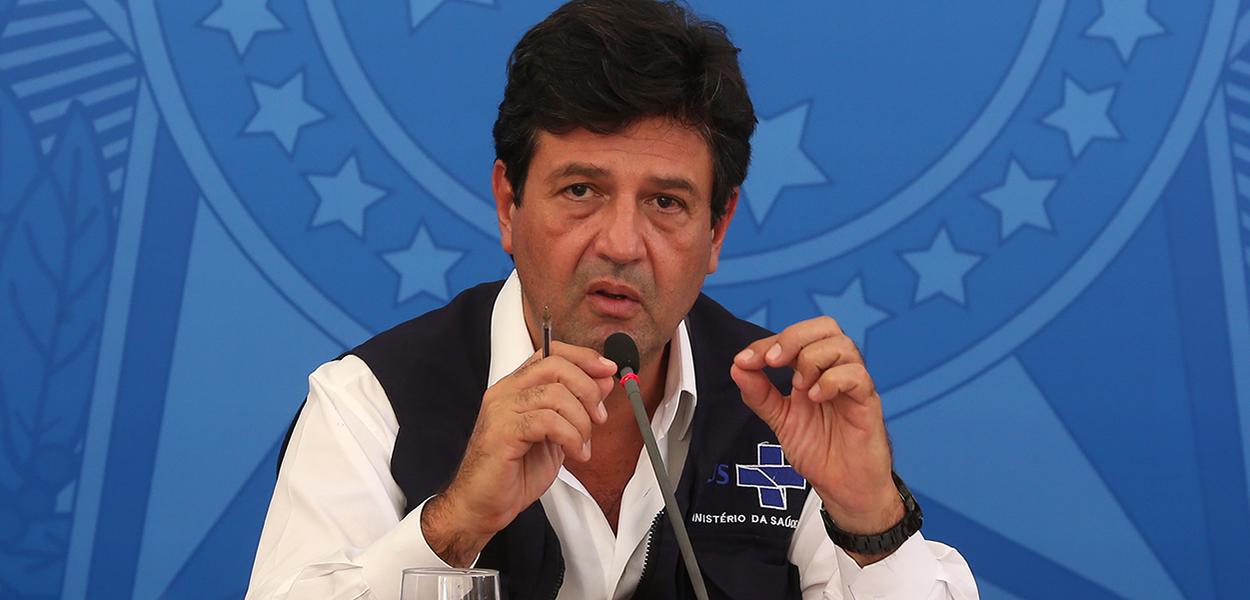 O ministros da Saúde, Luiz Henrique Mandetta